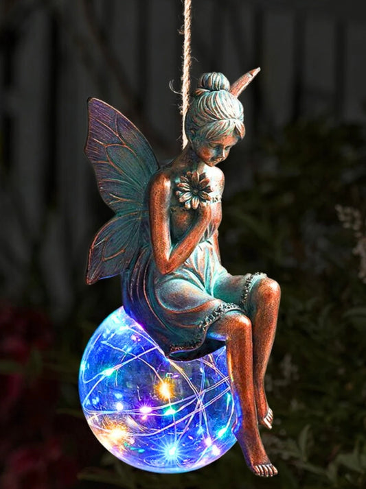 Solar Powered Hanging Fairy Decoration