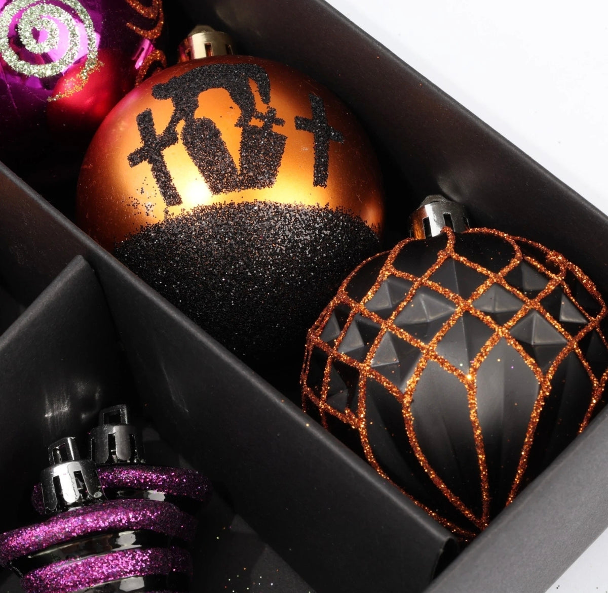48pk Halloween Baubles