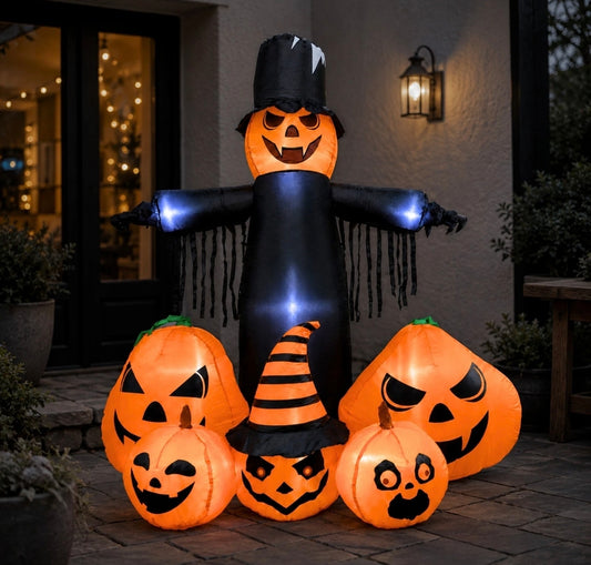 6ft Inflatable Pumpkin Family