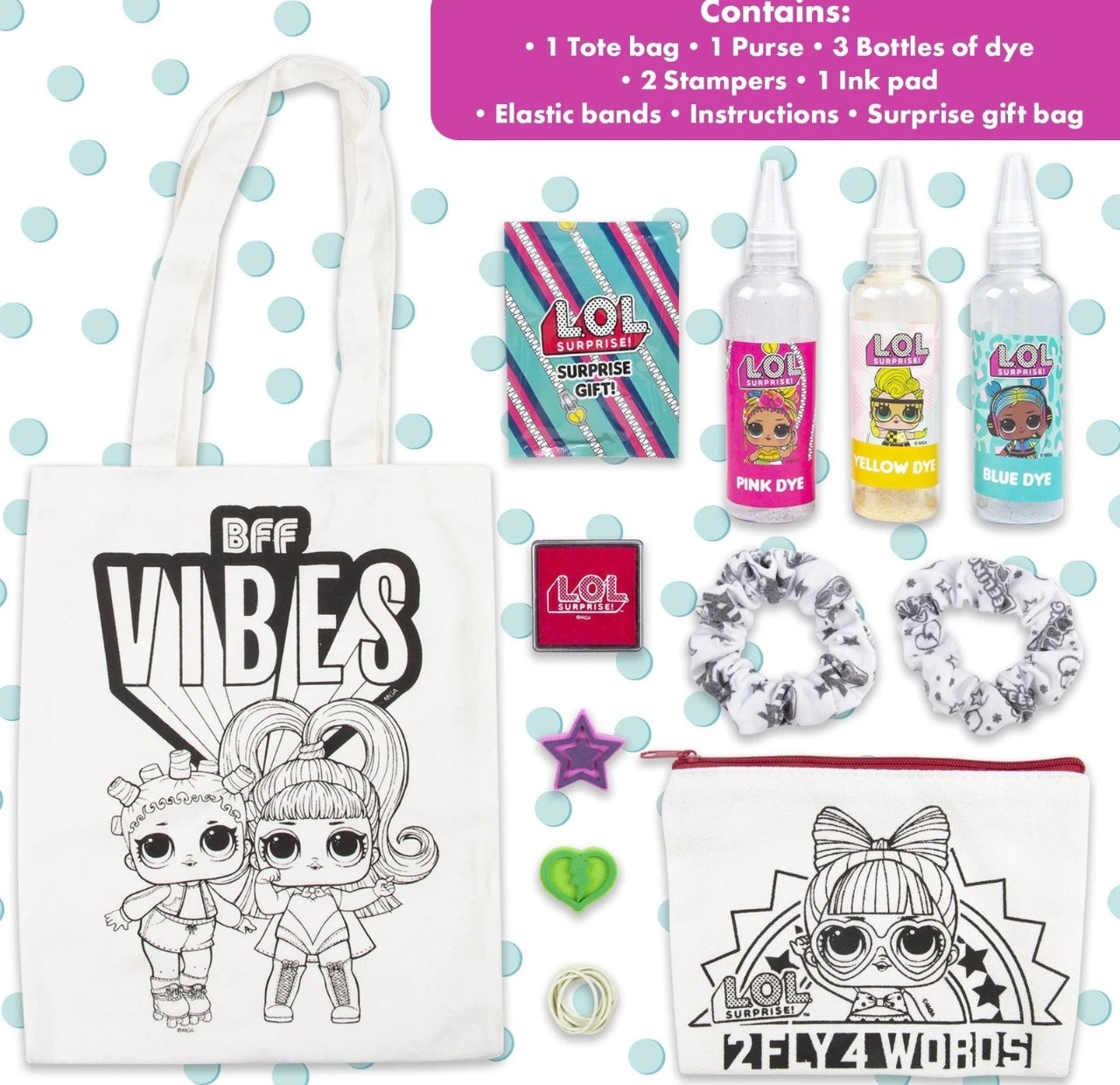 Surprise Girls Tie Dye Kit