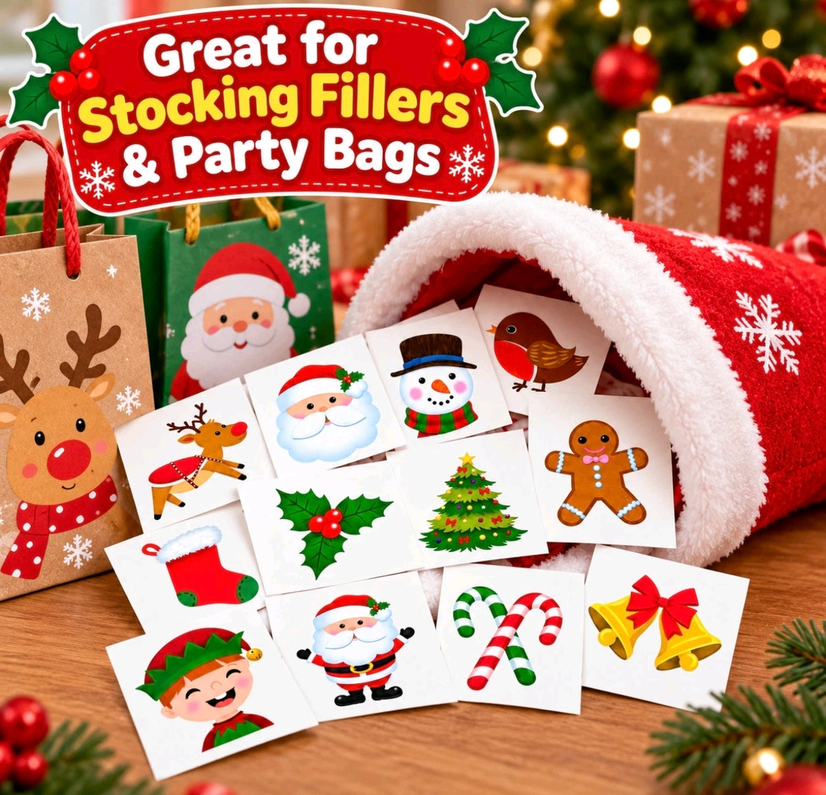 Christmas Temporary Tattoos