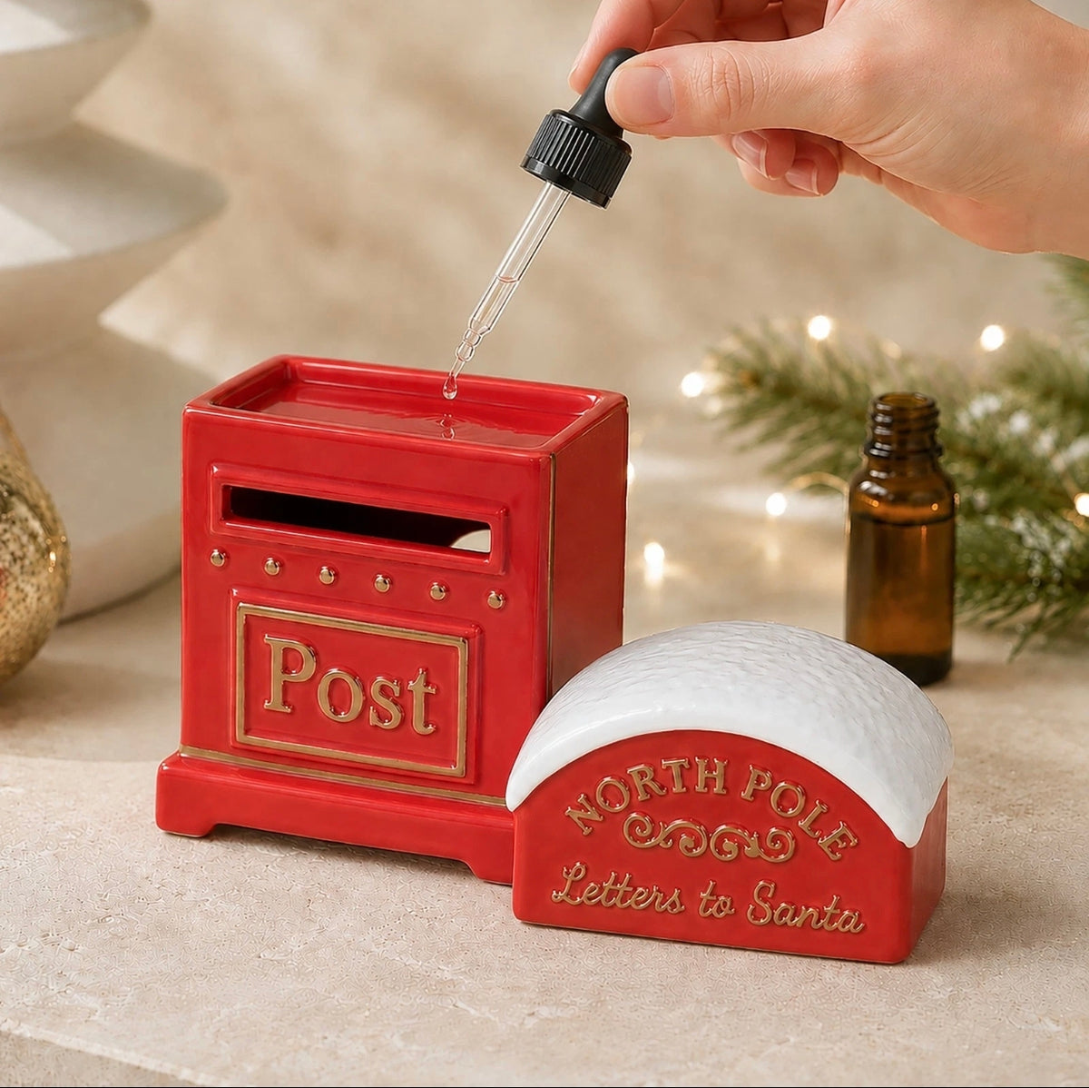 North Pole Post Box Oil & Wax Burner
