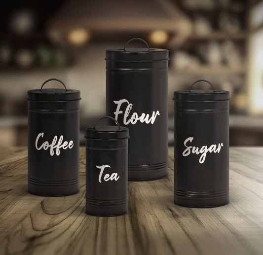 Set Of 4 Airtight Canisters