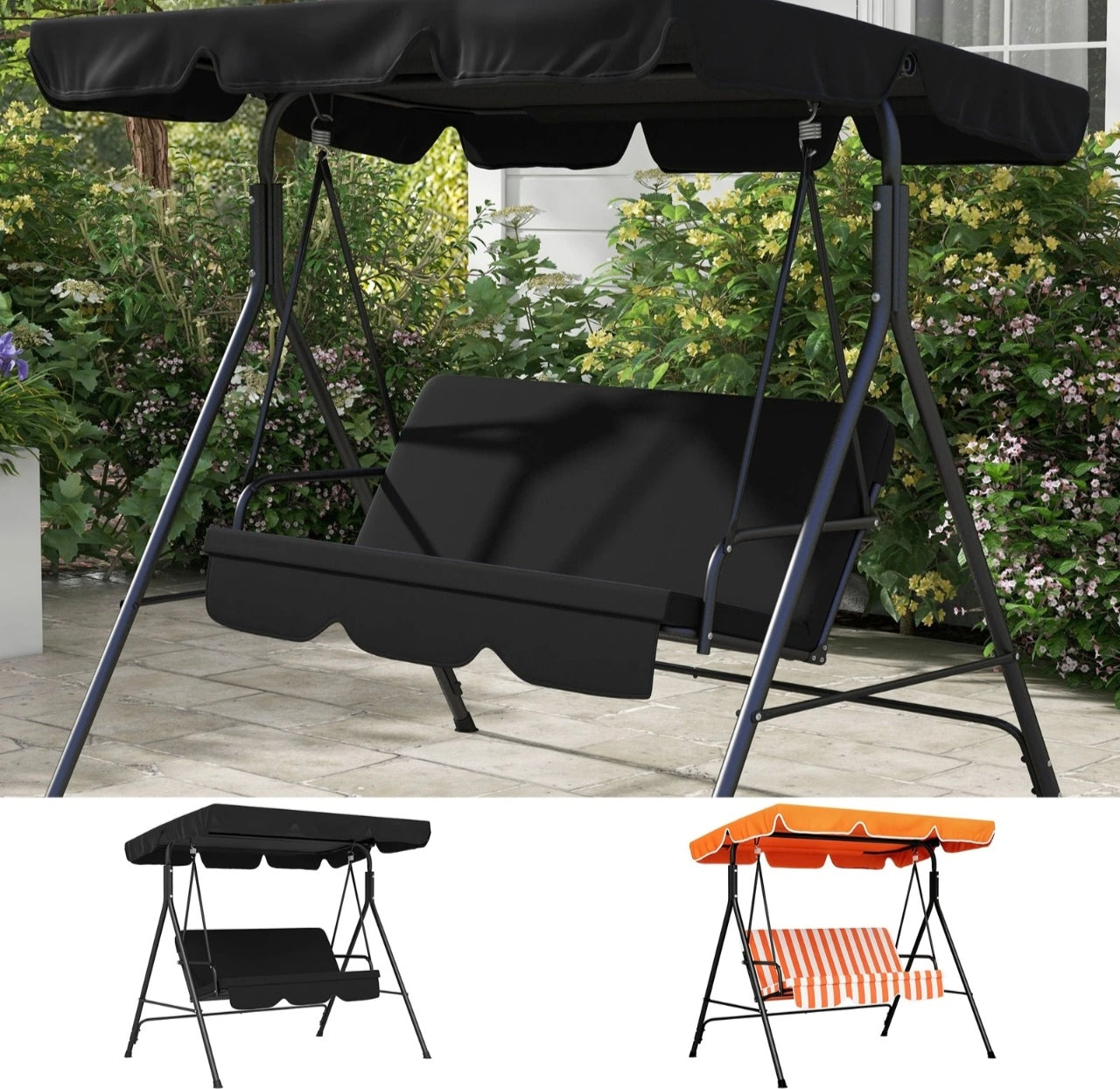 3 Seater Garden Swing Seat