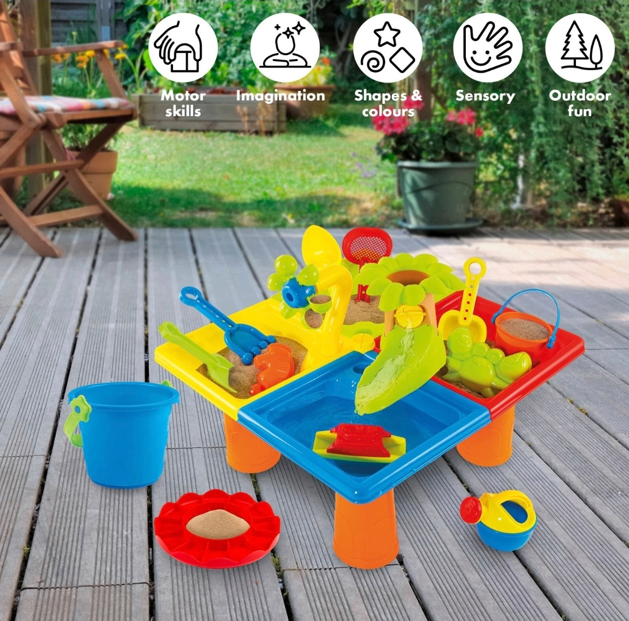 25pc Toddler Sand/Water Table
