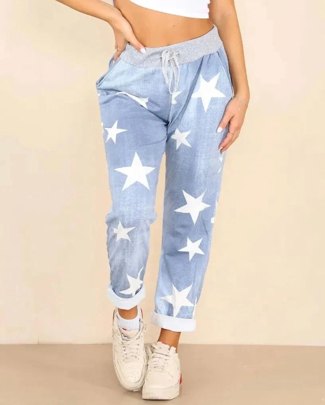 Italian Turn Up Summer Joggers