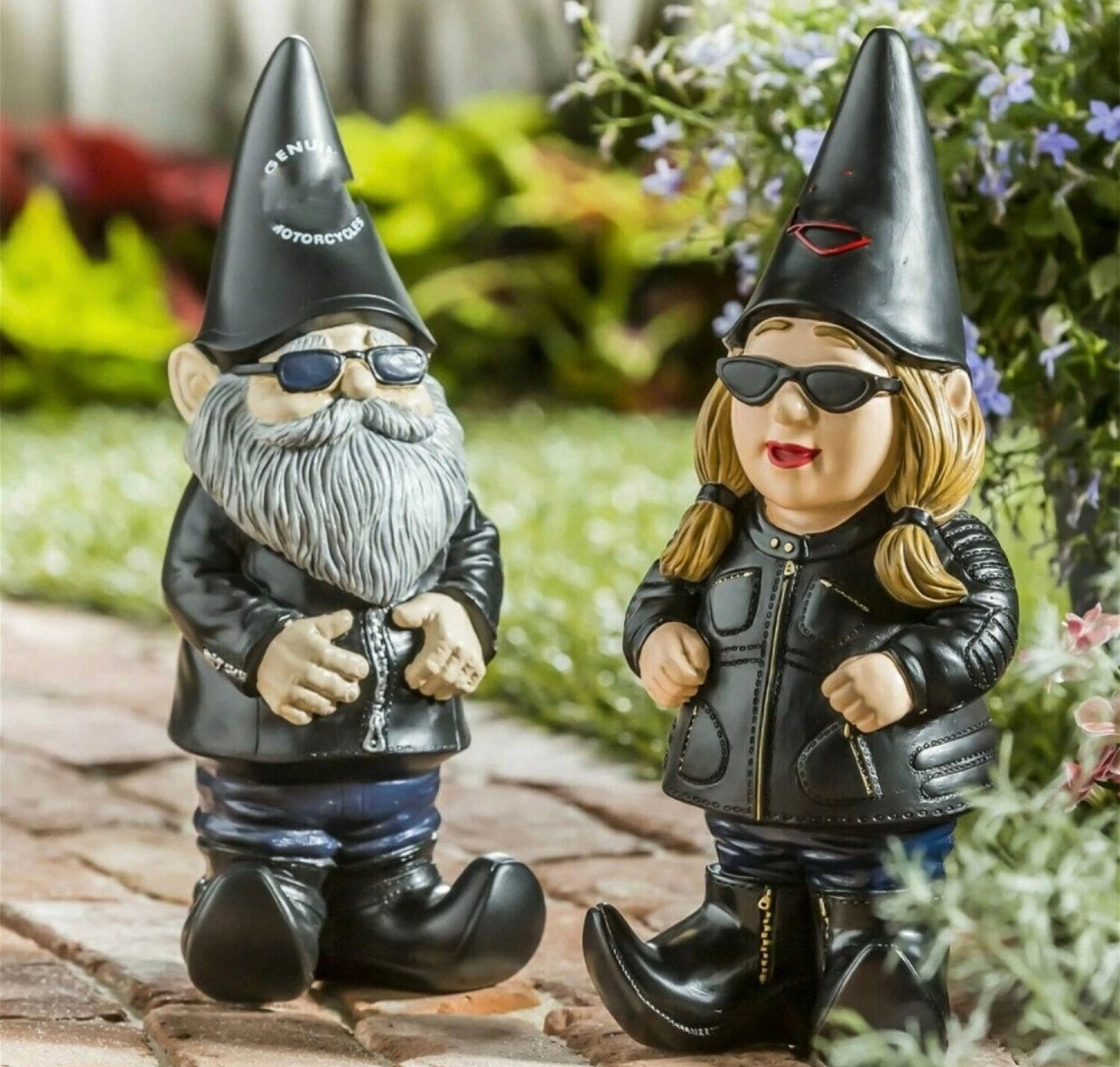 Biker Gnome Couple