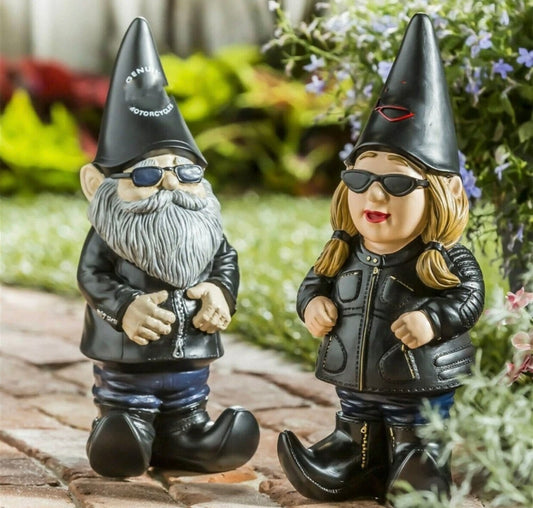 Biker Gnome Couple