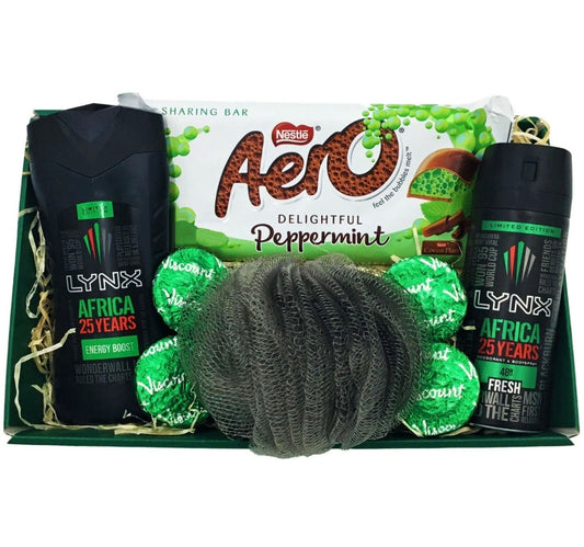 Men's Green Themed Shower Hamper