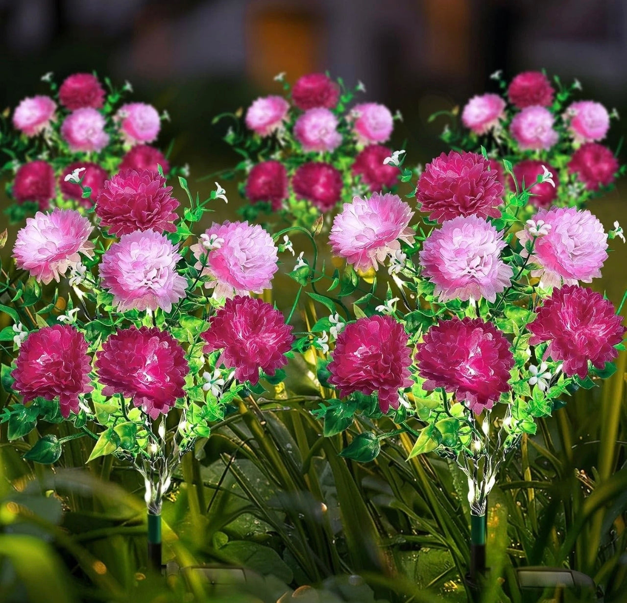 2pk Solar Flower Stake Lights