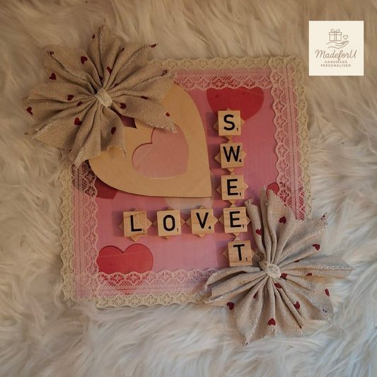 Sweet Love Handmade Valentine's Decoration