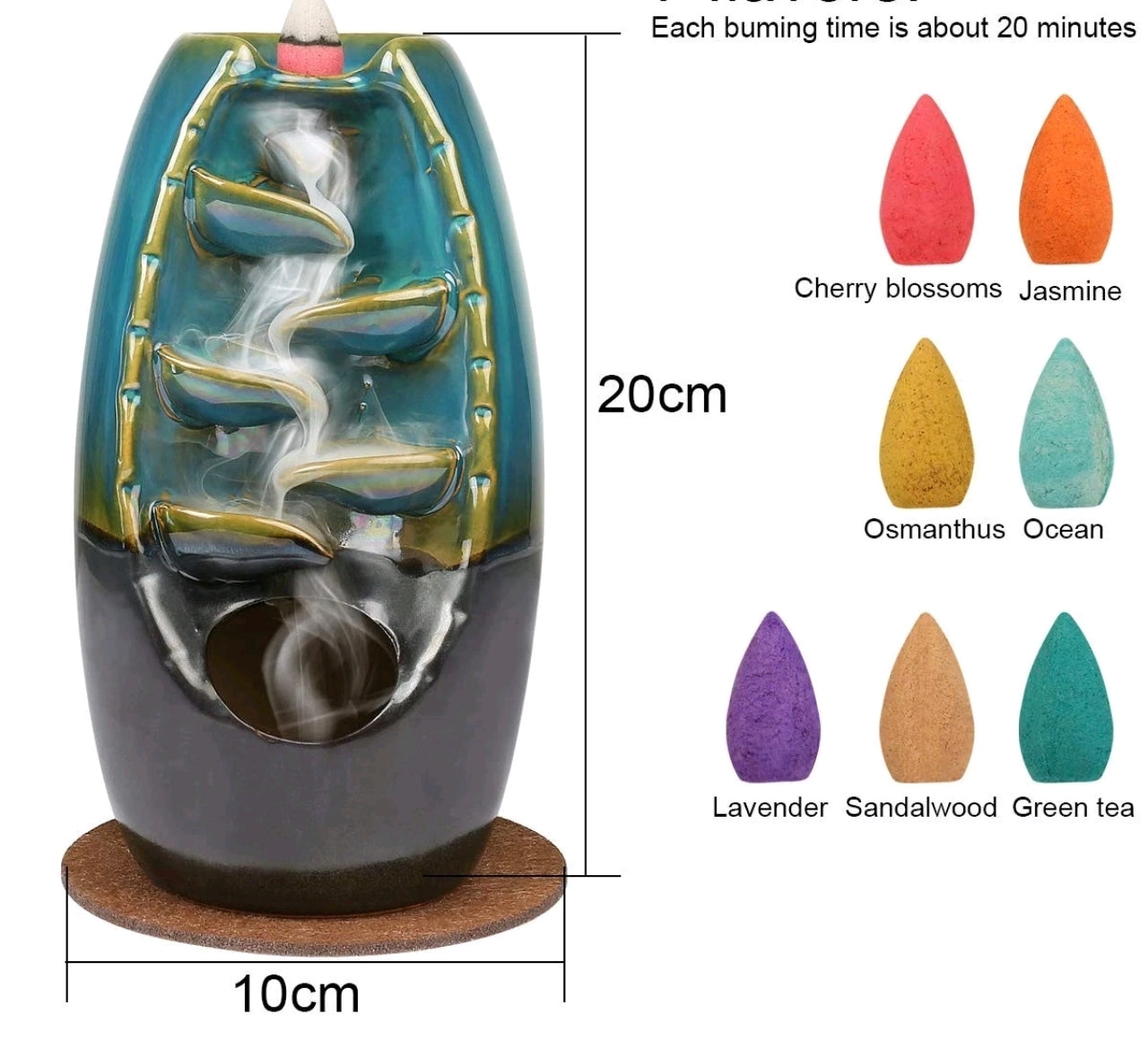 Backflow Incense Burner