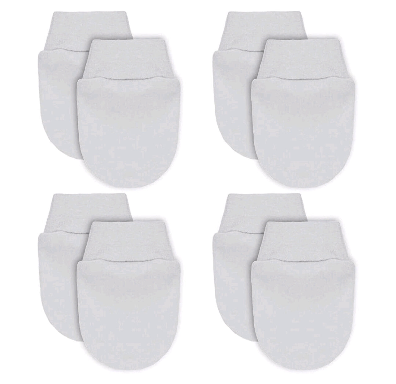 4 Pairs Baby Scratch Mittens