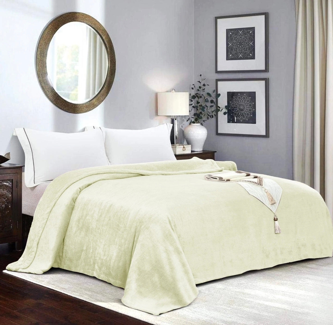 Large Mink Fleece Throws