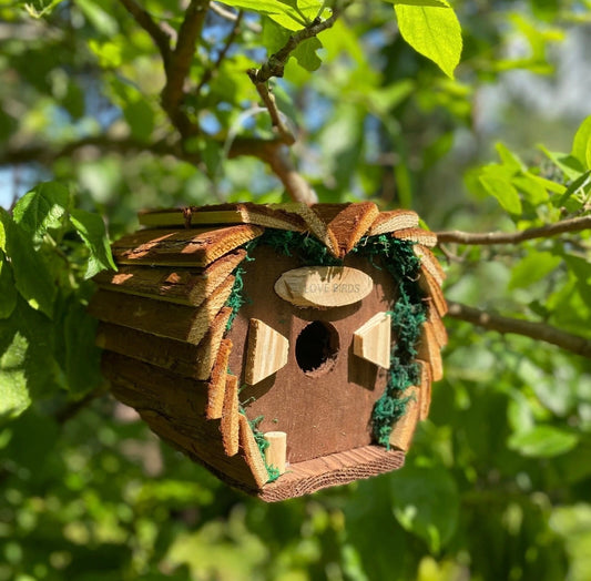Wooden Love Bird Nesting Box