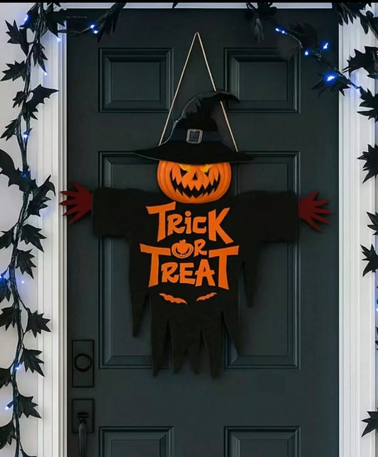 Trick Or Treat Door Sign