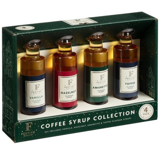 4pc Festive Coffee Syrup Collection