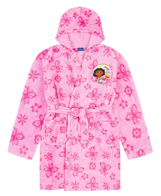 Girls Pink Character Dressing Gown