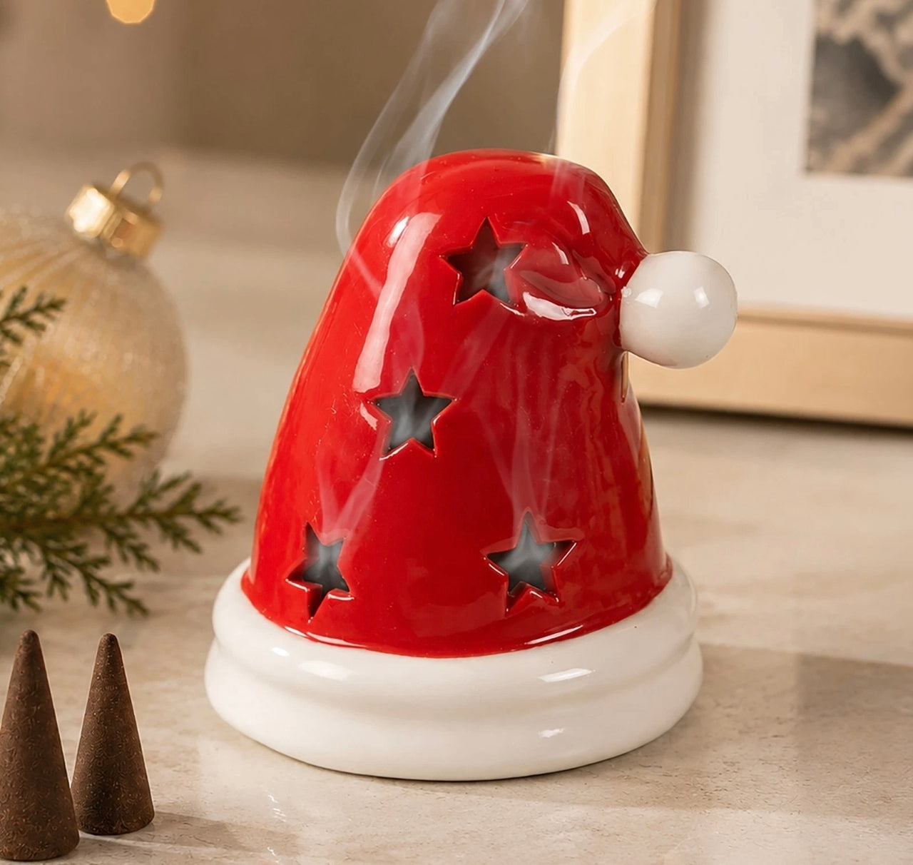 Santa Hat Incense Burner