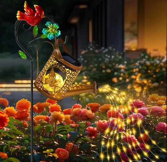 Fairy Kettle Watering Can Solar Light