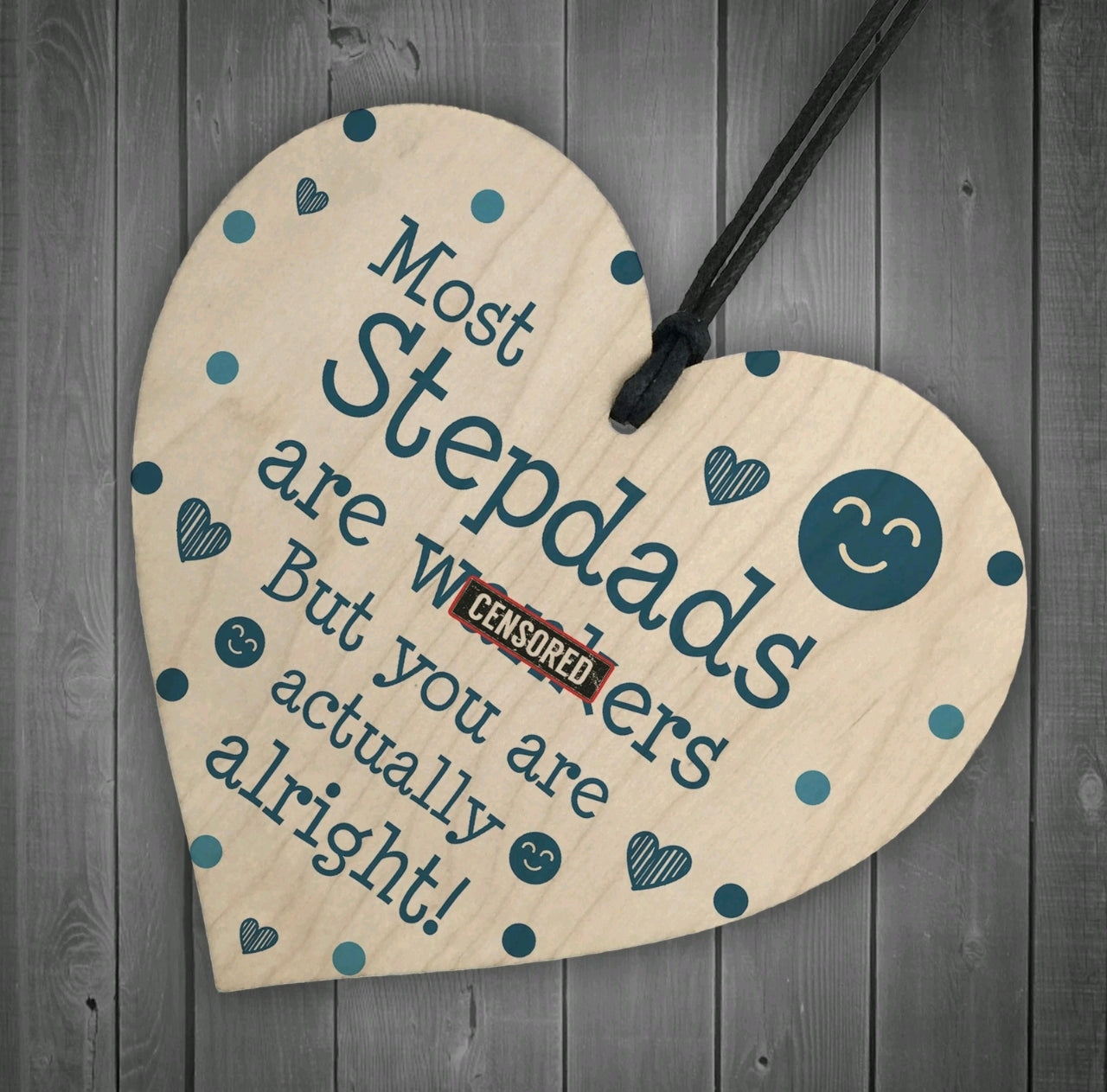Wooden Heart Father's Day Keepsakes