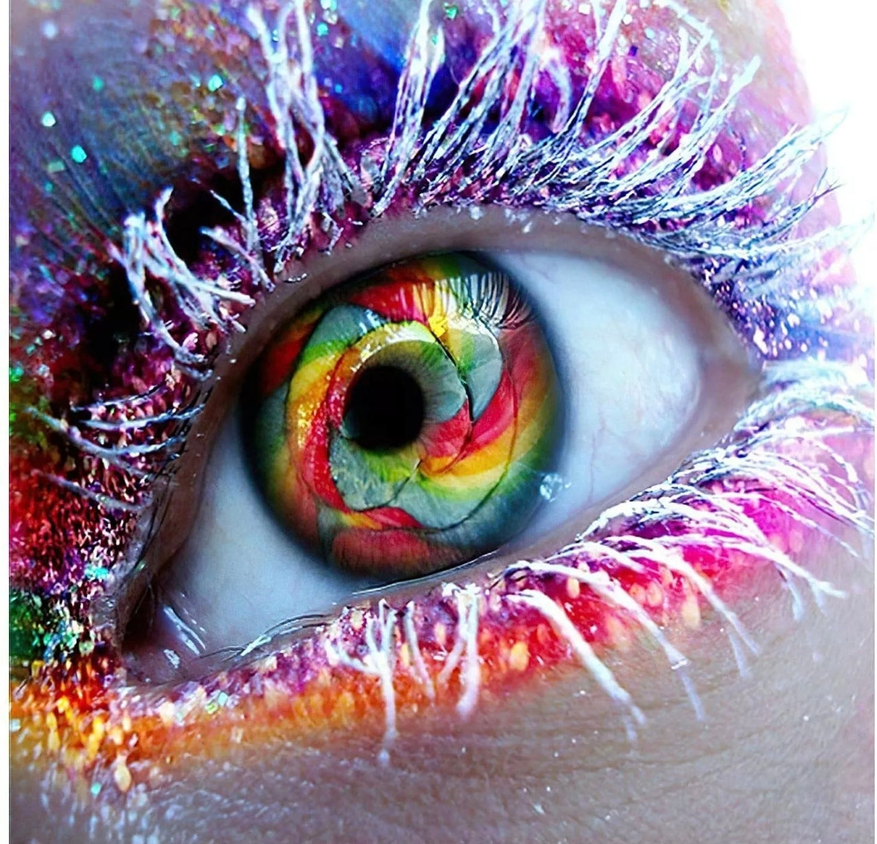 Colourful Eye Diamond Art