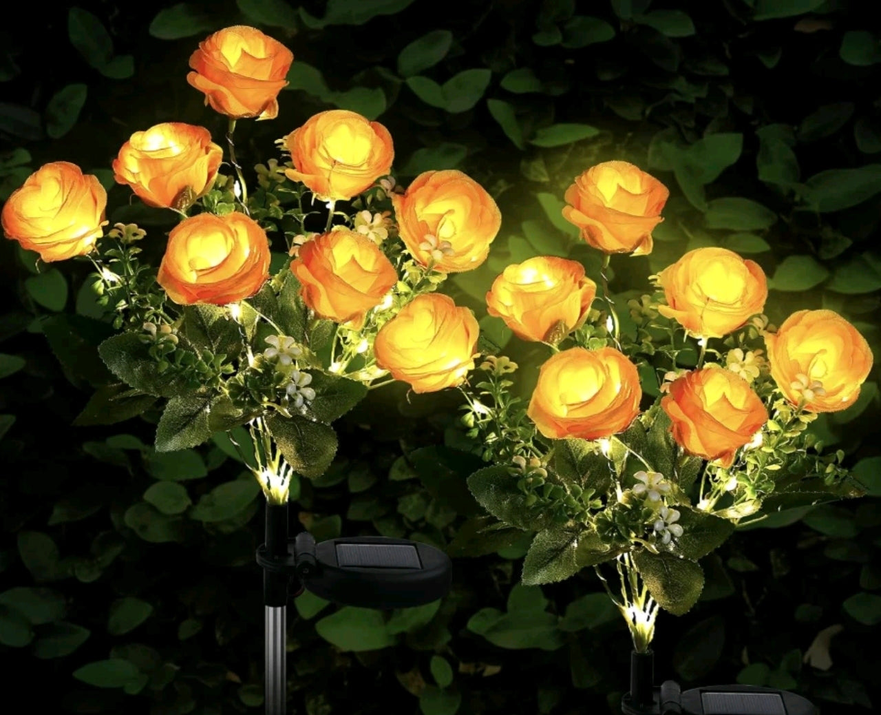 2pk Solar Flower Stake Lights