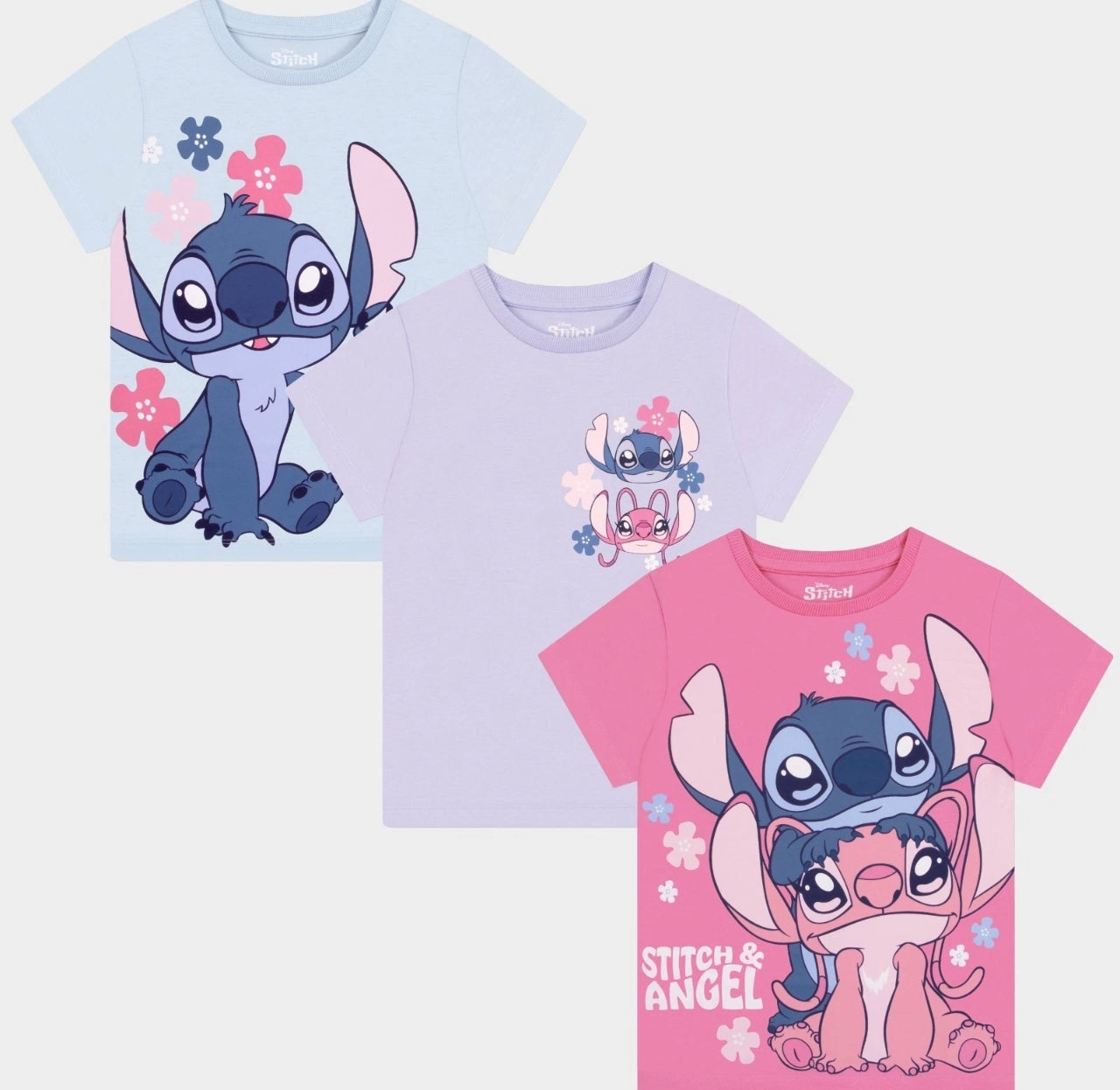 3pk Girls Alien T-shirts