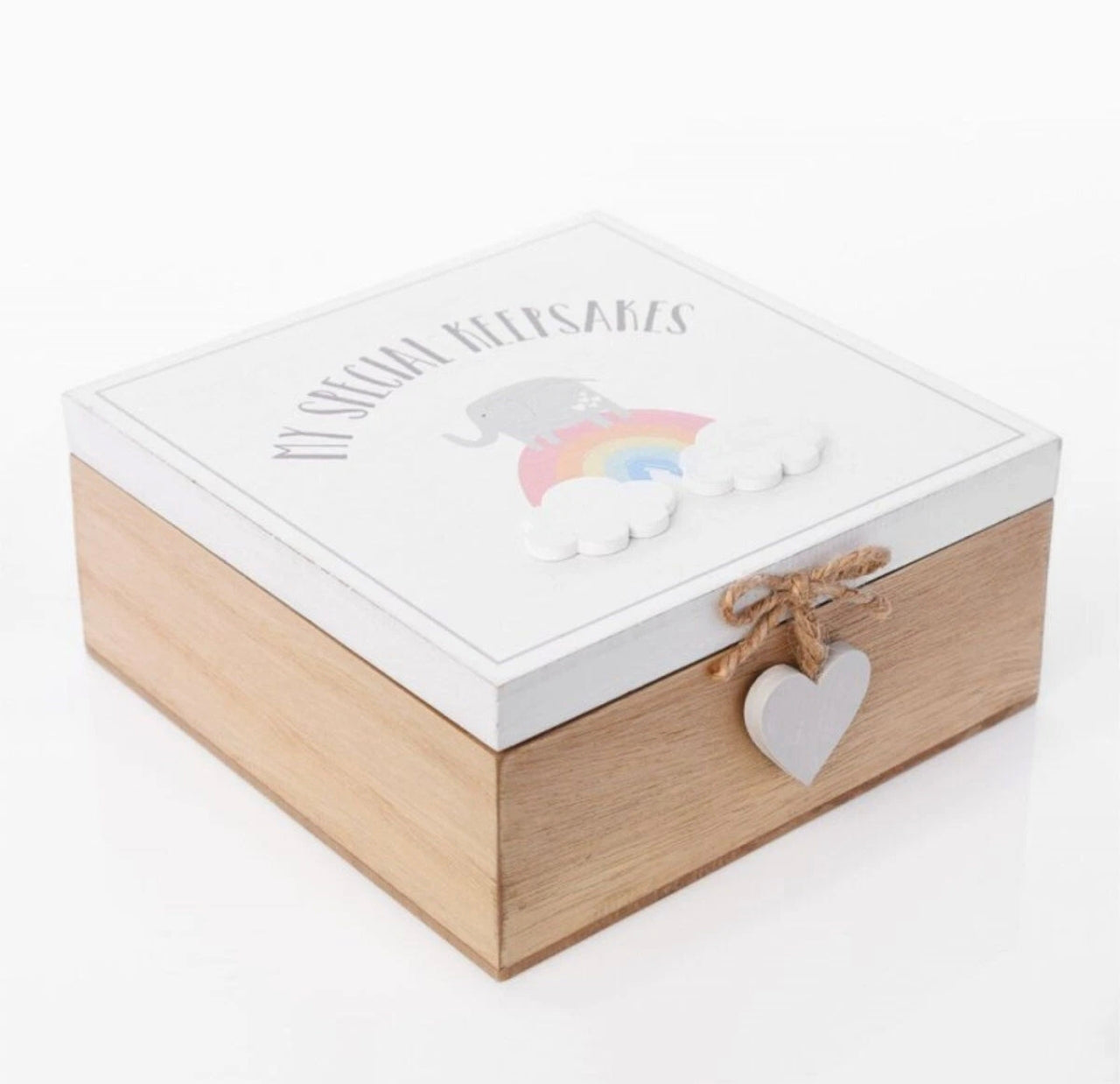 Beautiful Wooden Baby Keepsake Box
