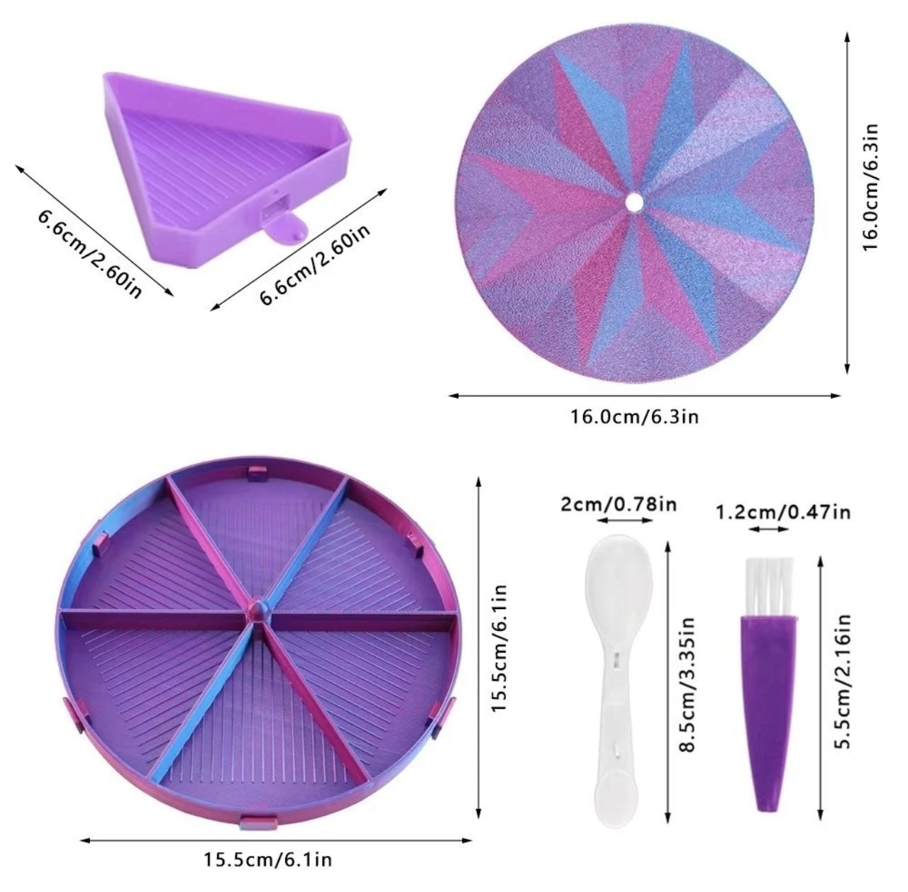 Diamond Art Accessory Tray