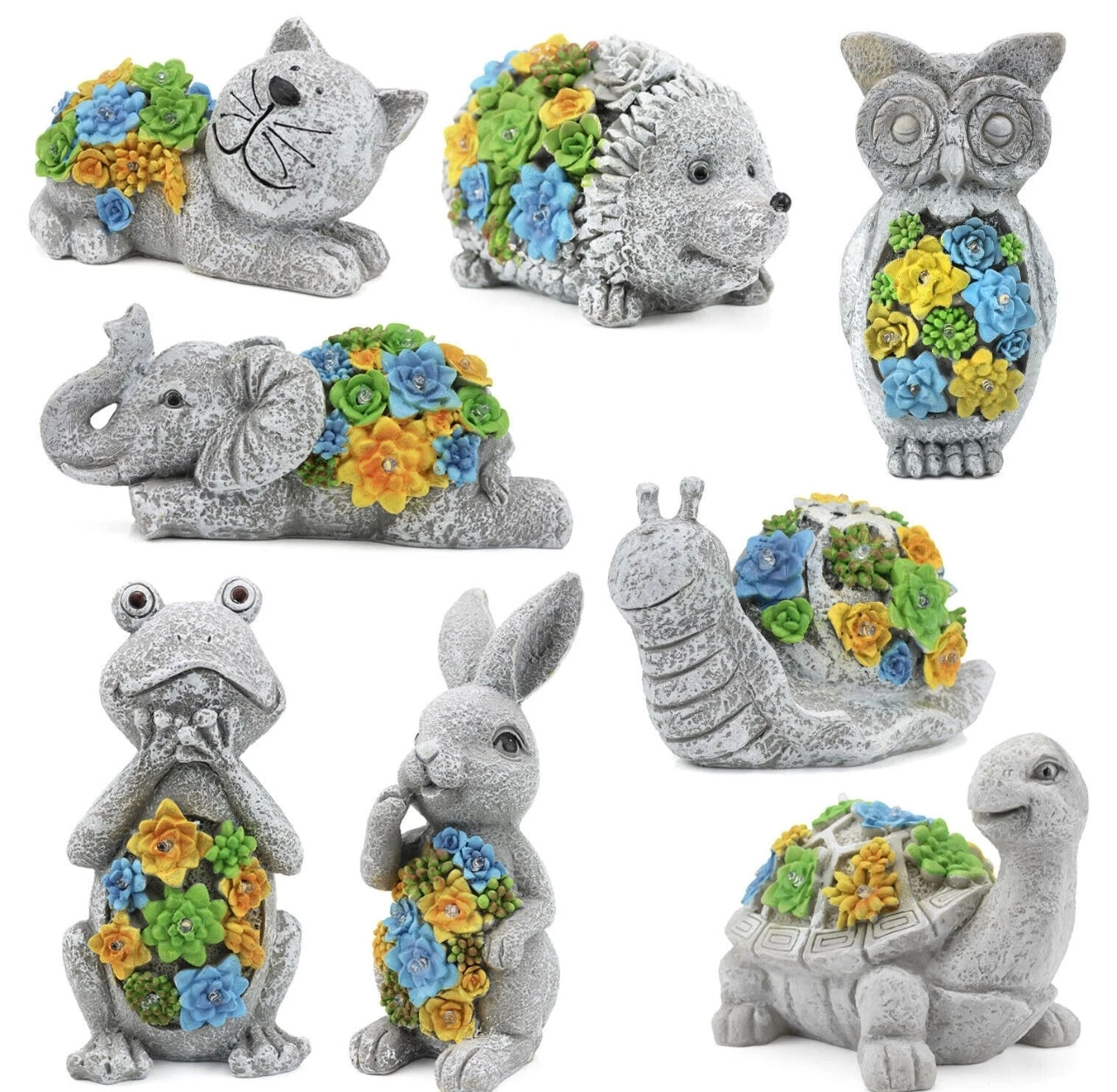 Solar Animal Garden Statues