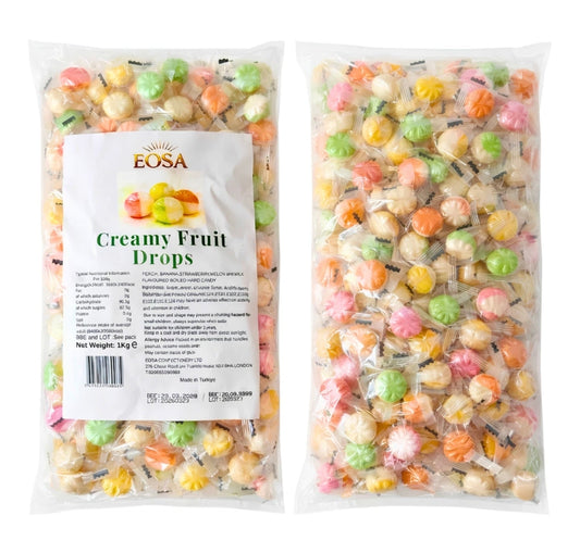 1kg Creamy Fruit Drops