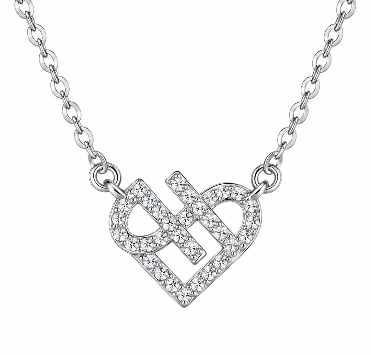 Dainty Twist Heart Necklace