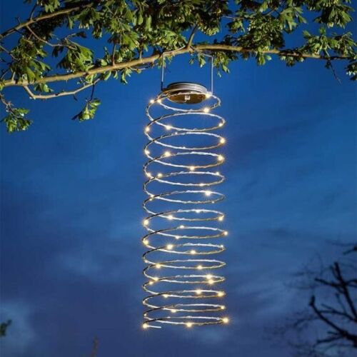 Solar Spiral Hanging Lantern
