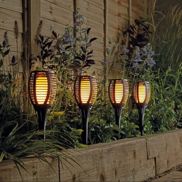 Solar Powered Torch Stake Lights