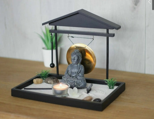 Zen Garden And Gong