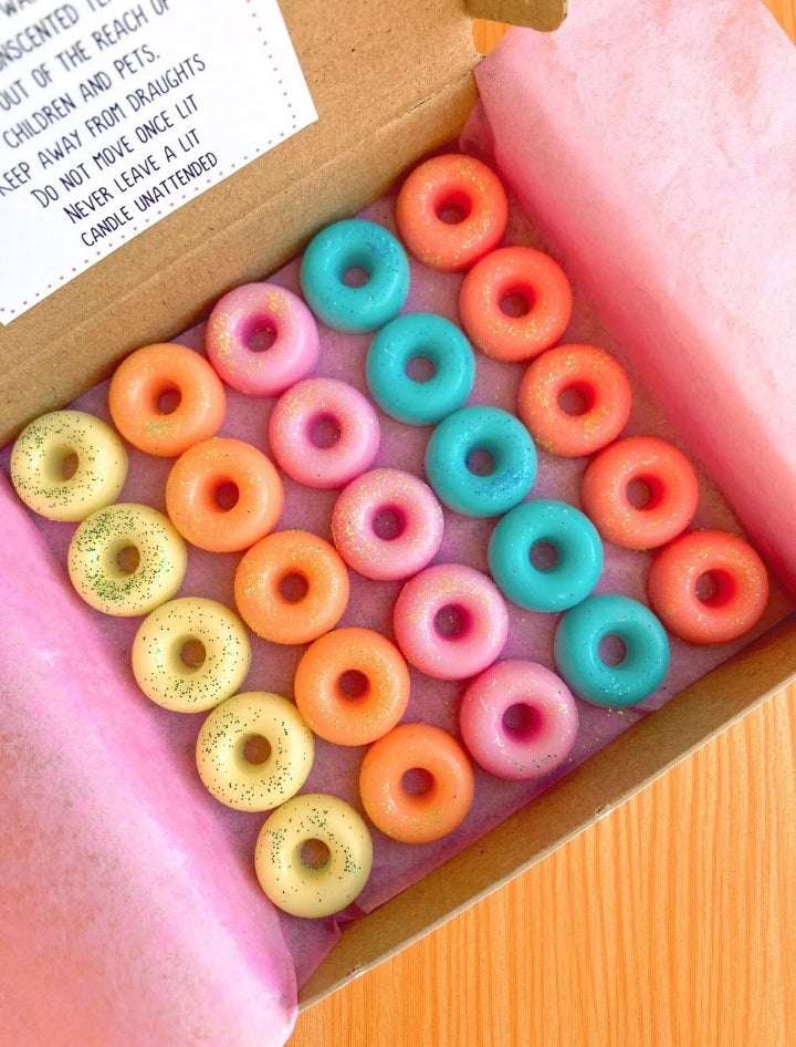 25 Mini Donut Soy Wax Melts
