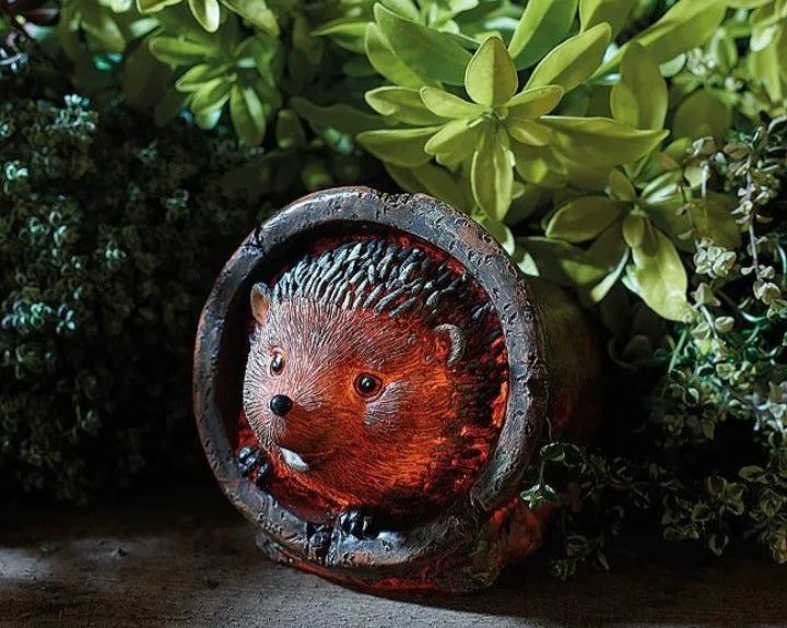 Solar Powered Hedgehog Ornament