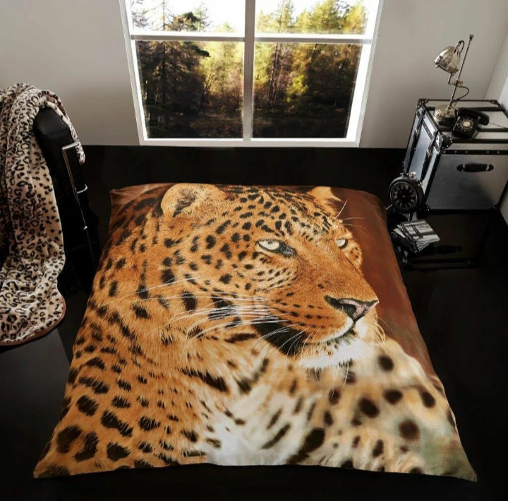 3D Leopard Throw