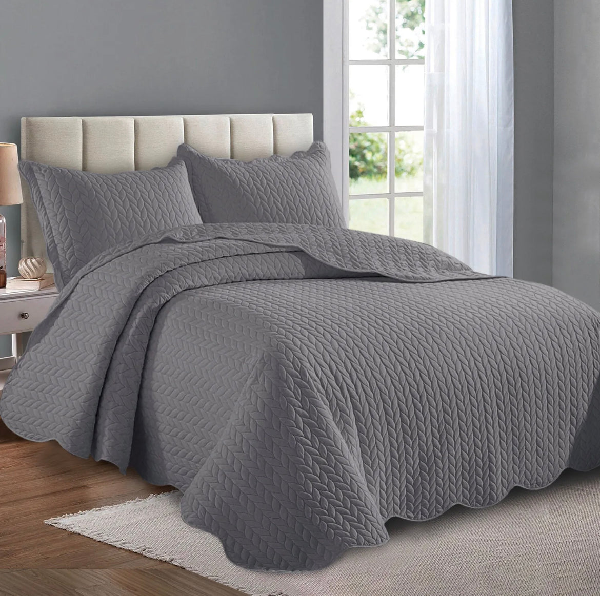 Embossed Bedspread Set