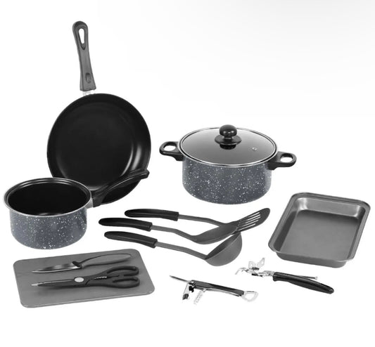 12 Piece Marble Cookware Set