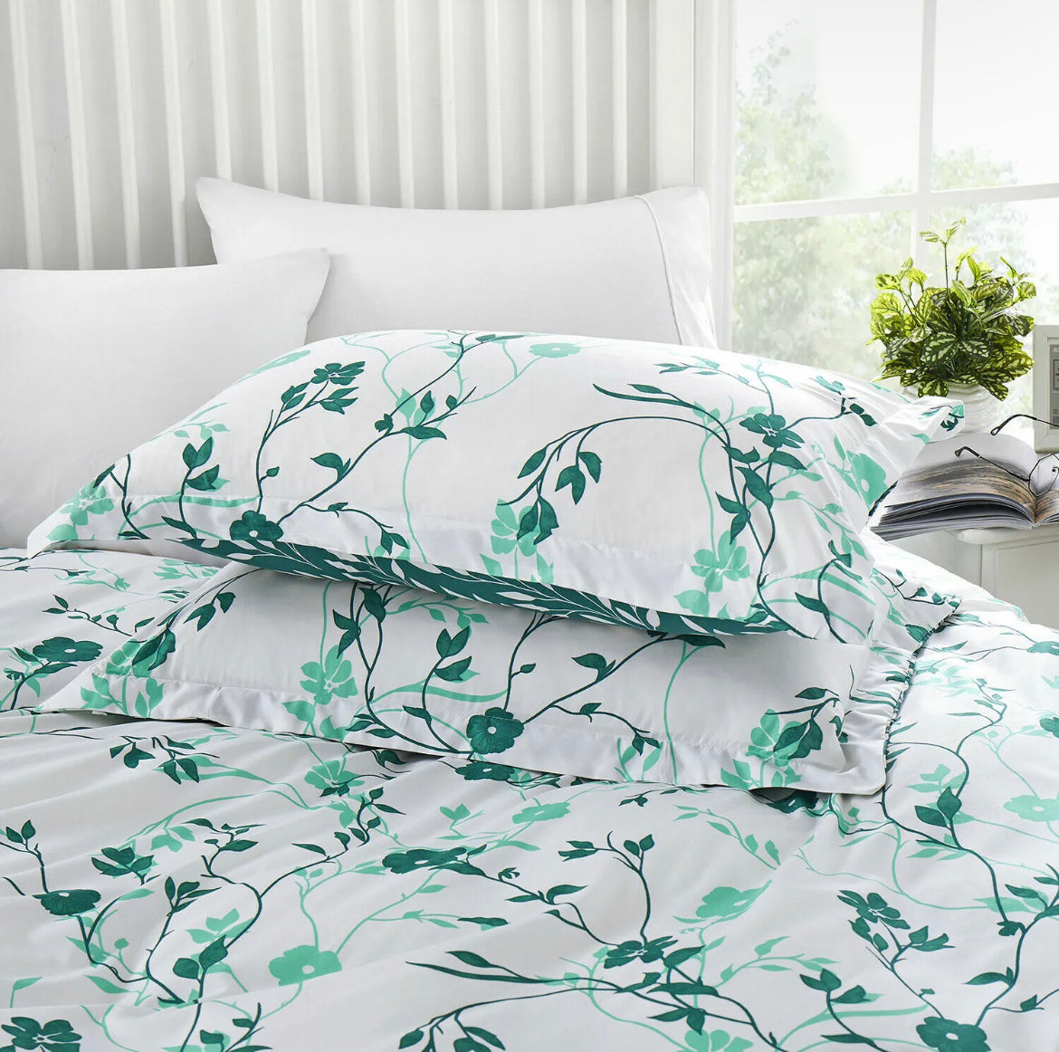 Green Floral Bedding set