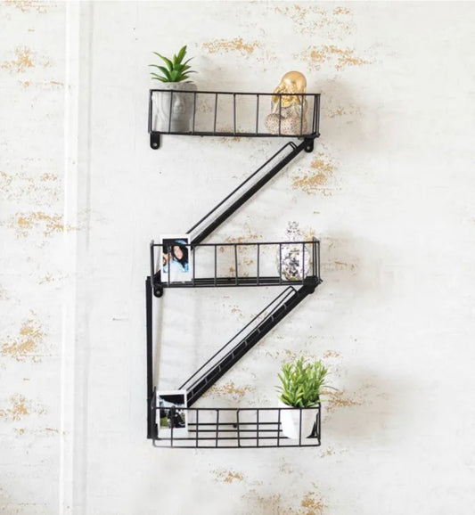 Ladder Style Wall Shelf