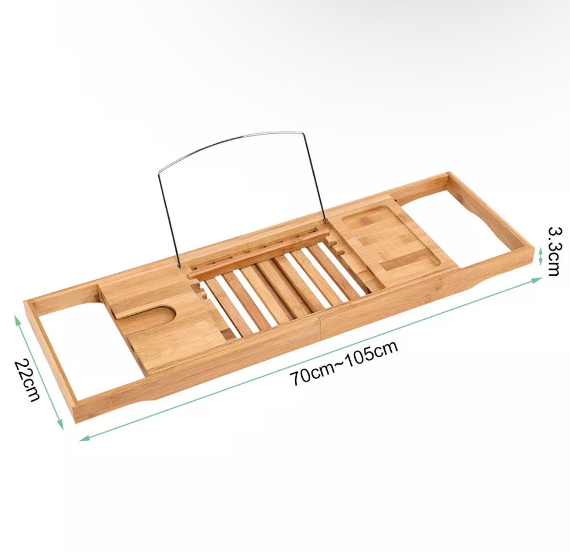 Extendable Bamboo Bath Tray
