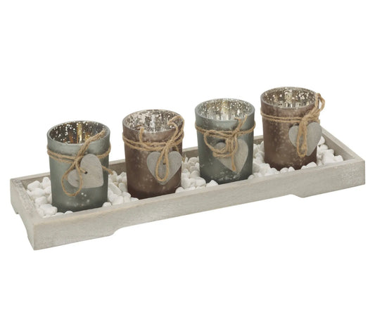 5 Piece Tea Light Holder Set