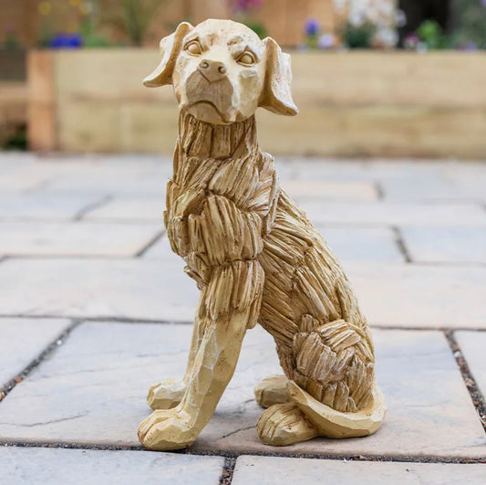 Driftwood Effect Labrador Ornament