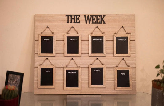 Wooden Weekly Planner