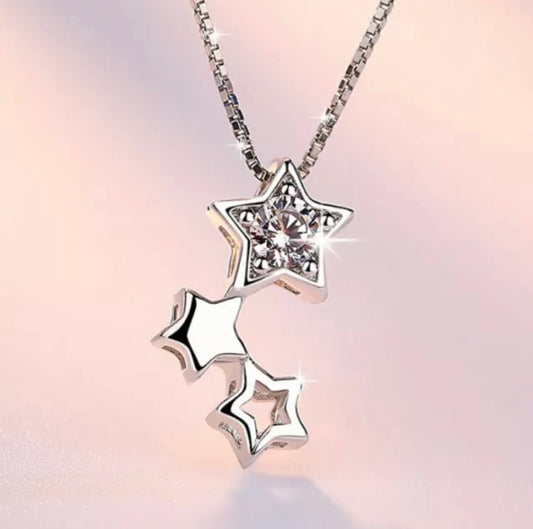 Linked Star Necklace